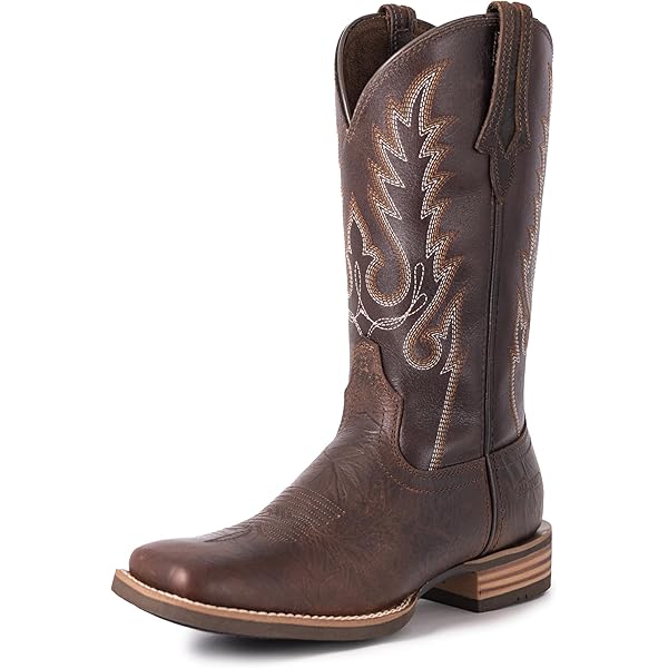 Amazon.com | Soto Boots Mens Classic Round Toe Cowboy Boots H7001